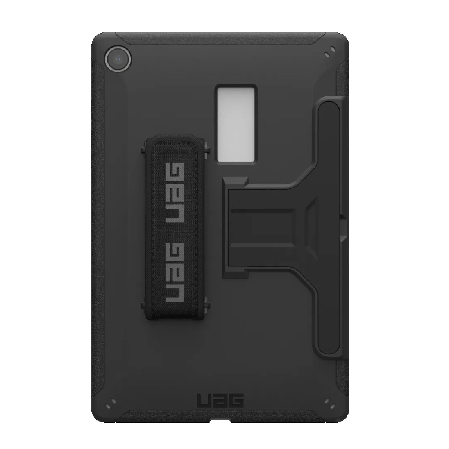 UAG Scout Samsung Galaxy Tab A9+ (11") with Kickstand  Handstrap Rugged Case - Black (224450114040), DROP+ Military Standard, 10 Years Warranty