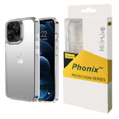 Phonix Apple iPhone 16e/ iPhone 15/ iPhone 14/ iPhone 13 (6.1") Clear Rock Shockproof Case - Ultra-thin, Lightweight, Crystal Clear,10 Years Warranty