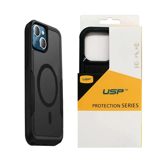 USP Apple iPhone 16 Pro Max (6.9") Armor Rugged Case With MagSafe Black - Military-Grade,  Multi layers, No-Slip, Sleek, Ultimate Protection