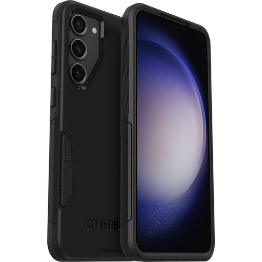 OtterBox Commuter Samsung Galaxy S23+ 5G (6.6") Case Black - (77-91074), Antimicrobial, DROP+ 3X Military Standard, Dual-Layer, 7 Years Warranty