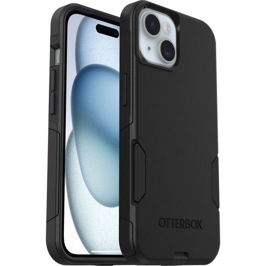 OtterBox Commuter Apple iPhone 16e/ iPhone 15 / iPhone 14 / iPhone 13 (6.1") Case Black - (77-92605), DROP+ 3X Military Standard, 7 Years Warranty