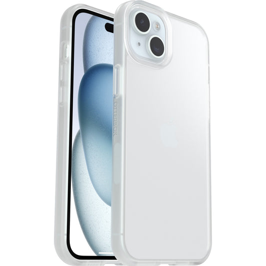 OtterBox React Apple iPhone 15 Plus / iPhone 14 Plus (6.7") Case Clear - (77-92770), Antimicrobial, DROP+ Military Standard,Hard Case,7 Years Warranty
