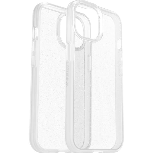 OtterBox React Apple iPhone 15 (6.1") Case Stardust (Clear Glitter) - (77-92809), Antimicrobial, DROP+ Military Standard, Hard Case,7 Years Warranty