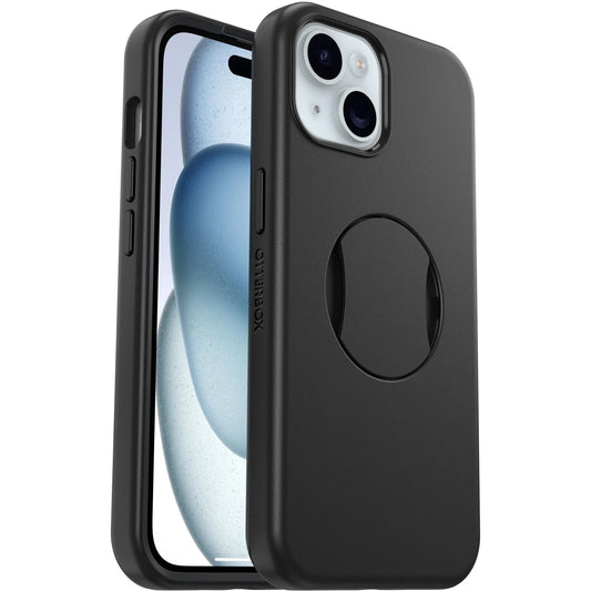 OtterBox OtterGrip Symmetry MagSafe Apple iPhone 16e / iPhone 15 / iPhone 14 / iPhone 13 (6.1") Case Black - (77-93189), 7 Years Warranty