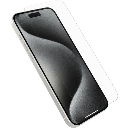 OtterBox Glass Apple iPhone 15 Pro Max (6.7") Screen Protector Clear - (77-93931), Drop Protection, Anti-Scratch, Flawless Touch,2 Years Warranty
