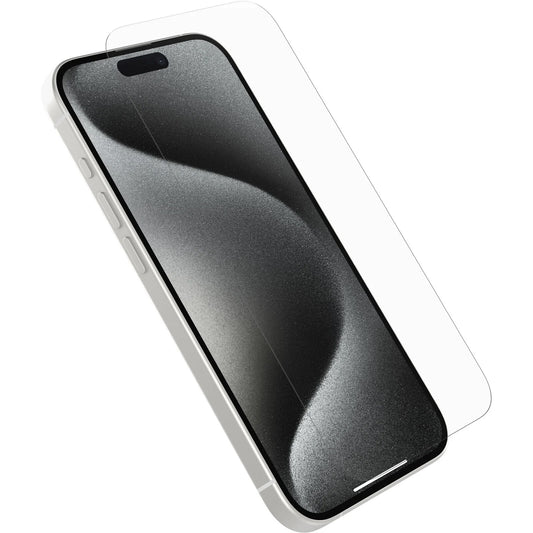 OtterBox Premium Glass Antimicrobial Apple iPhone 15 Pro Max (6.7") Screen Protector Clear - (77-93960), DROP+ 3ft Protection,2 Years Warranty