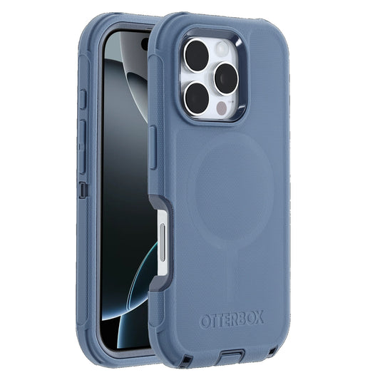 OtterBox Defender MagSafe Apple iPhone 16 Pro Max (6.9") Case Baby Blue Jeans-(77-95985)DROP+ 7X Military Standard,Tri-Layer,7 Years Warranty
