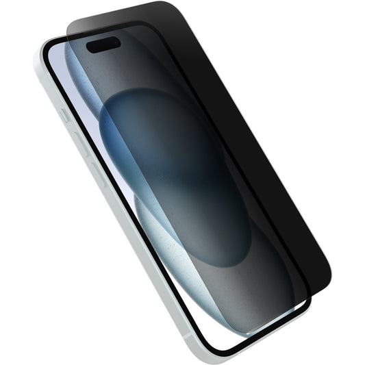 OtterBox Premium Pro Glass Privacy Apple iPhone 16 (6.1") Screen Protector Clear - (77-96215), DROP+ 6ft Protection,Scratch Resistant,2 Years Warranty