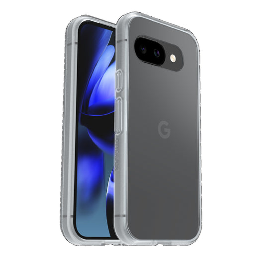 OtterBox React Google Pixel 9A 5G (6.3") Case Clear - (77-97761), Antimicrobial, DROP+ Military Standard, Hard Case, Soft Grip,7 Years Warranty