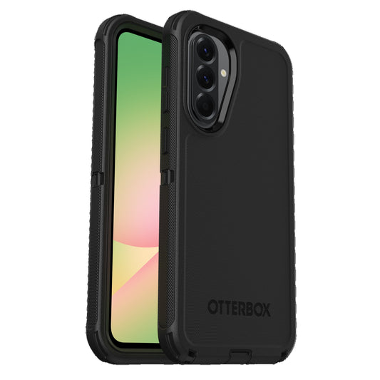 OtterBox Defender Samsung Galaxy A56 5G (6.7") Case Black - (77-97788), DROP+ 7X Military Standard, Multi-Layer, Port Covers, 7 Years Warranty