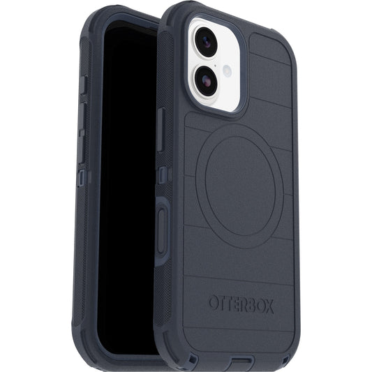OtterBox Defender Pro MagSafe Apple iPhone 17 (6.3") Case Blue Sentiment - (77-98358), DROP+ 7X Military Standard, Tri-Layer, 7 Years Warranty