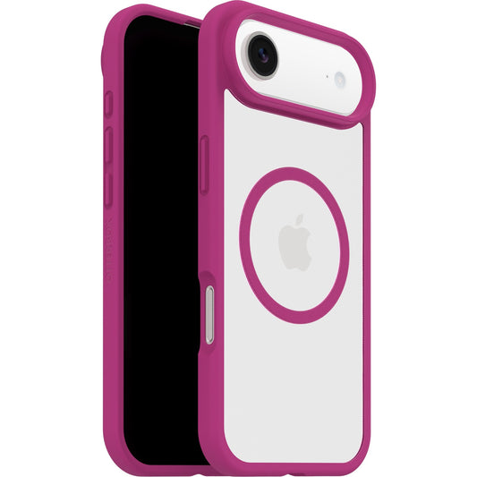 OtterBox React MagSafe Apple iPhone Air (6.5") Case Rose Crystal (Pink/Clear) - (77-98614), DROP+ Military Standard, Raised Edges, 7 Years Warranty