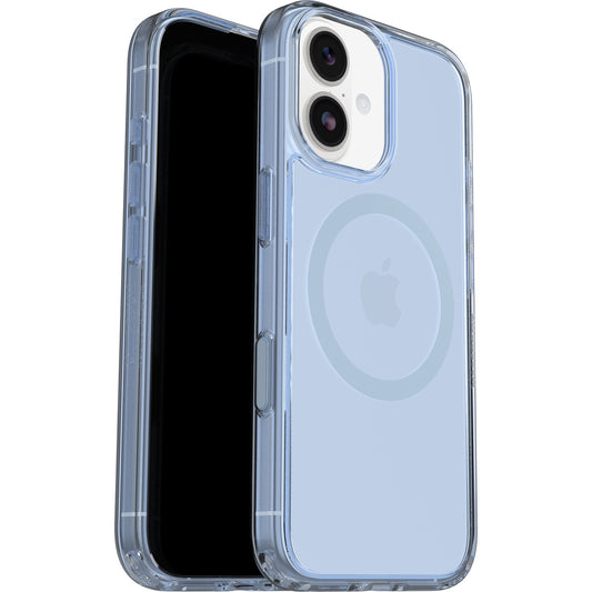 OtterBox Symmetry Clear MagSafe Apple iPhone 17 (6.3") Case Blue Bliss (Clear) - (77-98799), DROP+ 3X Military Standard, 7 Years Warranty