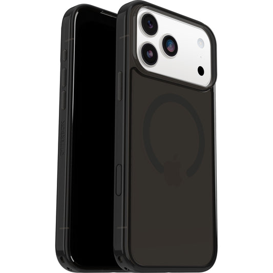 OtterBox Symmetry Clear MagSafe Apple iPhone 17 Pro Max (6.9") Case Black Mist (Clear / Black) -(77-98876),DROP+ 3X Military Standard,7 Years Warranty