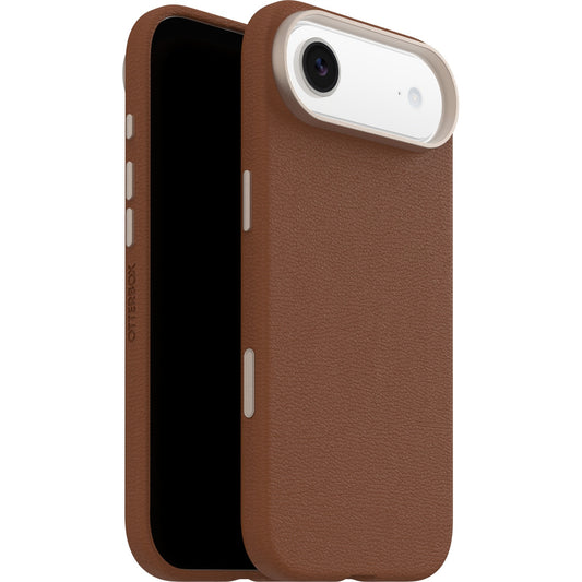 OtterBox Symmetry Cactus Leather MagSafe Apple iPhone Air (6.5") Case Desert Saddle (Brown)- (77-99033),DROP+ 3X Military Standard,7 Years Warranty