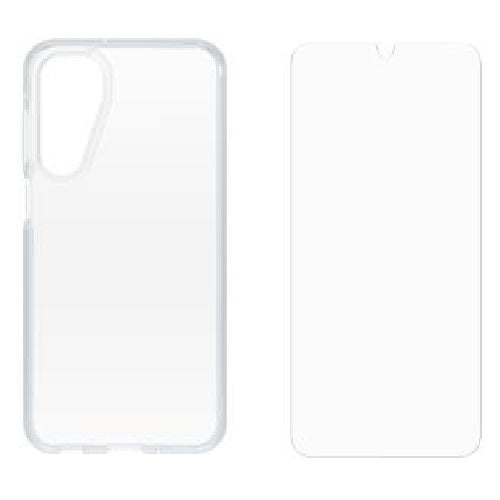 OtterBox React Case with Otter Glass Samsung Galaxy A16 5G/ A16 4G (6.7") -Clear (78-81479),DROP+ Military Standard,Wireless Charging,7 Years Warranty