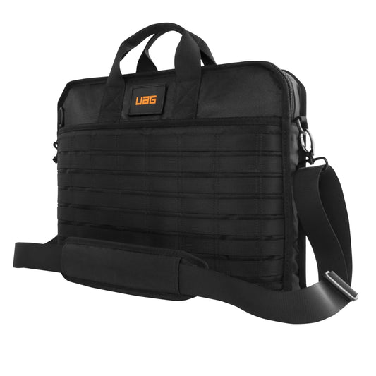 UAG Large Tactical Brief - Fits Up To (16") Devices -  Black (982610114040), DROP+ Military Standard, Detachable Shoulder Strap,1 Year Warranty
