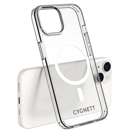 Cygnett AeroMag Apple iPhone 16e/ iPhone 14 / iPhone 13 Clear Protective Case - (CY4173CPAEG),Slim,Hard-Shell Back,MagSafe Compatible,2 Years Warranty