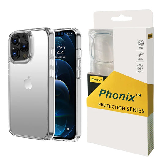 Phonix Apple iPhone 14 Pro Max Clear Rock Hard Case - Shockproof, Ultra-thin,Lightweight, Non-slip, Crystal Clear, Strong  Durable, 10 Years Warranty
