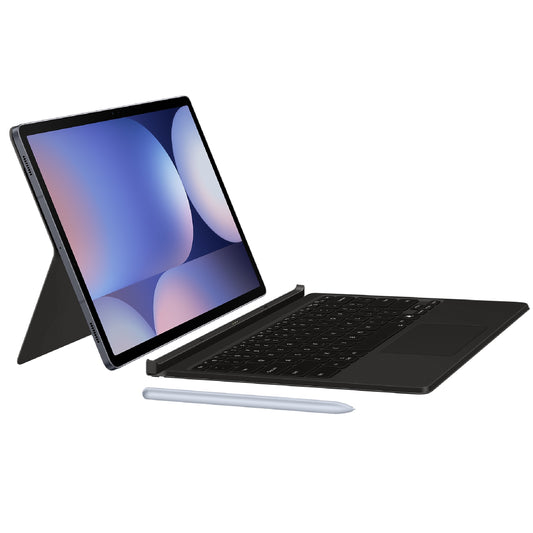 Samsung Galaxy Tab S10+ / Tab S9+ / Tab S9 FE+ Book Cover Keyboard Black - Magnetic, Effortless Comes In 150°, Wireless Sharing,AI Key,1 Year Warranty