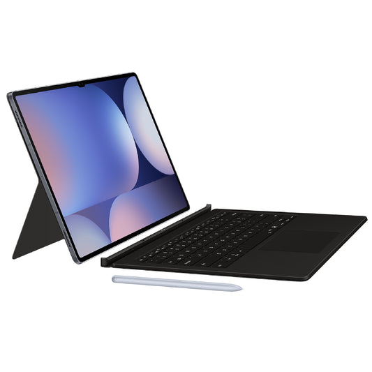 Samsung Galaxy Tab S10 Ultra / Tab S9 Ultra Book Cover Keyboard Black - Magnetic, Effortless Comes In 150°, Wireless Sharing, AI Key, 1 Year Warranty