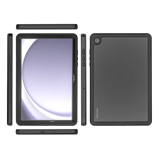 USP Samsung Galaxy Tab A9+ WaterProof Case Black - 360° Rotation, DustProof, SnowProof, ShockProof, IP68, Durable, Perfect for Travel
