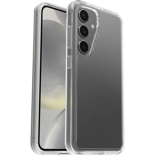 OtterBox Symmetry Clear Samsung Galaxy S24 5G (6.2") Case Clear - (77-94584), DROP+ 3X Military Standard, Ultra-Sleek Design, 7 Years Warranty