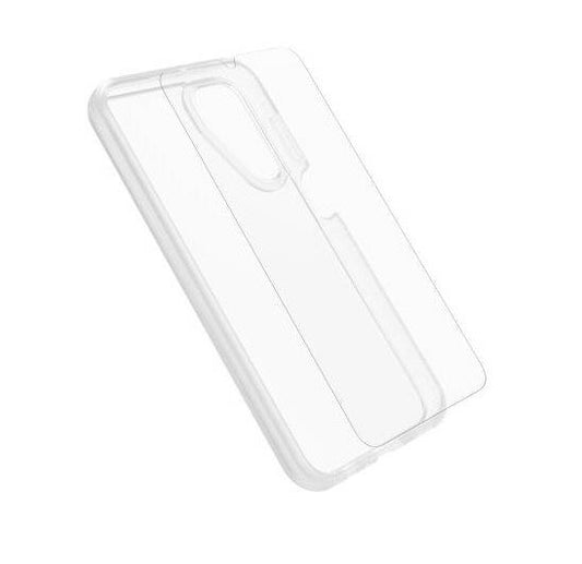 OtterBox React Case With Otter Glass Samsung Galaxy A15 5G (6.5") -Clear (78-81407),DROP+ Military Standard, Hard Case, 9H Hardness, 7 Years Warranty