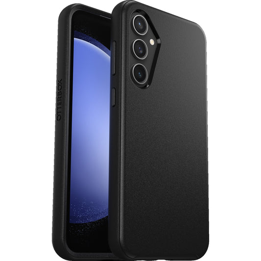 OtterBox Symmetry Samsung Galaxy S23 FE (6.4") Case Black - (77-94860), DROP+ 3X Military Standard, Raised Edges, Ultra-Sleek, 7 Years Warranty