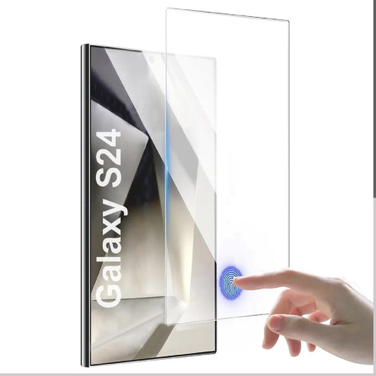 USP Samsung Galaxy S25/ Galaxy S24 5G (6.2") Tempered Glass Screen Protector : Full Coverage, 9H Hardness, Bubble-free, Anti-fingerprint