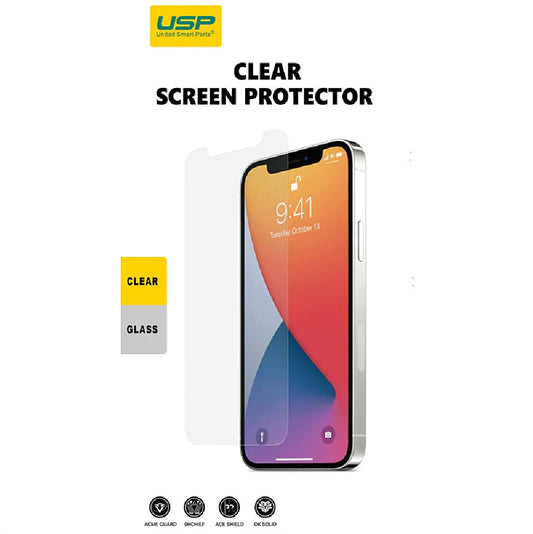 USP Apple iPhone SE (3rd  2nd Gen) and iPhone 8/7 /6 Tempered Glass Screen Protector : Full Coverage, 9H Hardness, Bubble-free, Anti-fingerprint