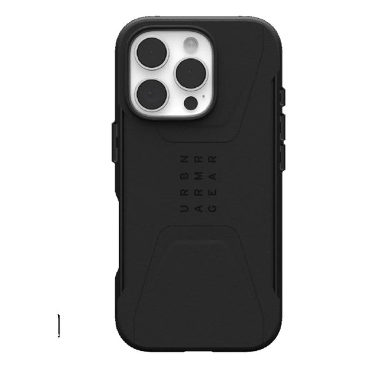 UAG Civilian MagSafe Apple iPhone 16 Pro Max (6.9") Rugged Case - Black (114445114040),20ft. Drop Protection (6M),Tactical Grip, 10 Years Warranty