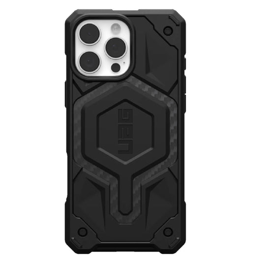 UAG Monarch Pro MagSafe Apple iPhone 16 Pro Max (6.9") Rugged Case - Carbon Fiber(114457114242),25ft. Drop Protection(7.6M), 10 Years Warranty