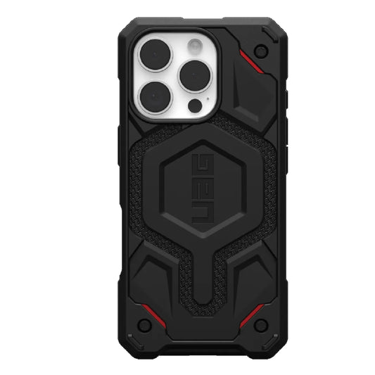UAG Monarch Pro MagSafe Kevlar Apple iPhone 16 Pro Max (6.9") Rugged Case - Kevlar Black (114457113940), 25FT Drop Protection, 10 Years Warranty