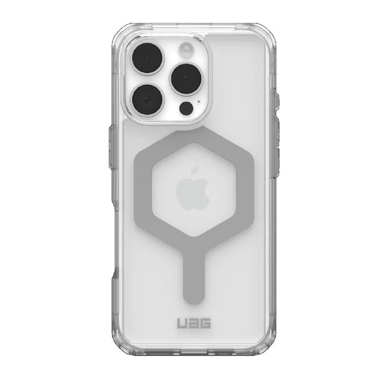 UAG Plyo MagSafe Apple iPhone 16 Pro Max (6.9") Rugged Case - Ice/Silver (114481114333), 16ft. Drop Protection (4.8M), Armored Shell,10 Years Warranty