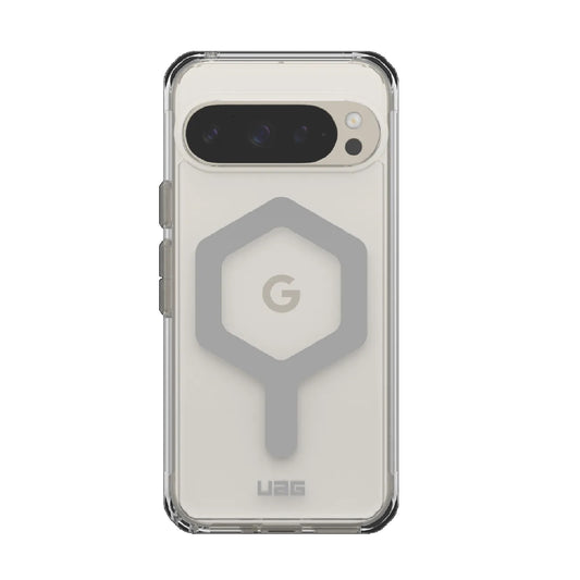 UAG Plyo Pro Google Pixel 9 Pro (6.3") Rugged Case - Ice/Silver (614458114333), 16 ft.Drop Protection(4.8M),Built-In Magnetic Module,10 Years Warranty