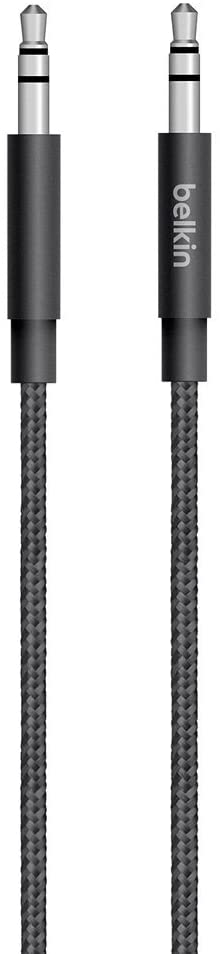 Belkin MIXIT? Metallic AUX Cable - Black (AV10164bt04-BLK)
