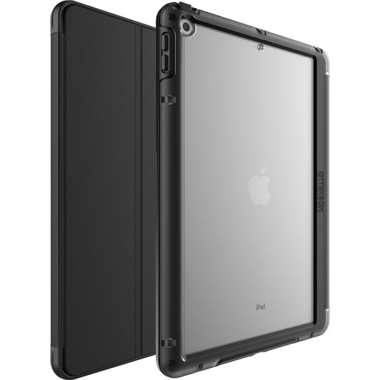 OtterBox Symmetry Folio Apple iPad (10.2") (9th/8th/7th Gen) Case Starry Night (Black/ Clear/ Grey) (77-62044), Pencil Holder, 7 Years Warranty