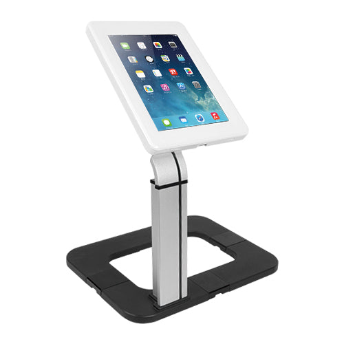 Brateck Anti-theft Countertop Tablet Kiosk Stand with Aluminum Base Fit Screen Size  9.7”-10.1” 368x277x481mm Anti-theft Lock with a Key (LS)