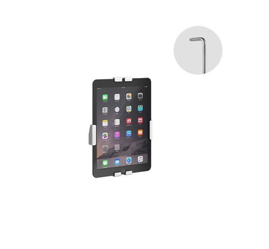 Brateck Universal Anti-Theft Tablet Wall Mount compatible with most 7.9”-11” Tablet-White 200x265x37mm Anti-Theft Locking Screw (LS)