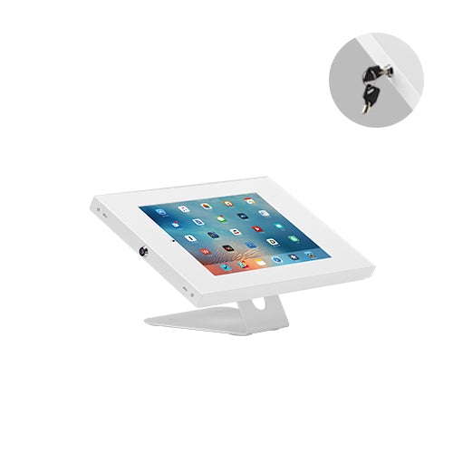 Brateck Anti-Theft Wall-Mounted/Countertop Tablet Holder  Fit most 9.7” to 11” tablets( iPad, iPad Air, iPad Pro, - White 343x206x186mm