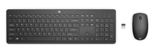 HP 230 Wireless Keyboard  Mouse Combo 12 function keys chiclet comfortable low noise 1600DPI Mouse Light Weight Long Battery Life ~16mths