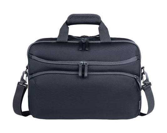 HP Travel Plus 15-20 Liter 14" Laptop Bag Double-coil zipper Trolley pass-through Padded back panel 180-degree opening 3 compartments Hanger tag Blue