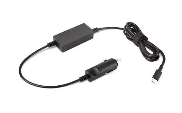 LENOVO 65W USB-C DC Travel Adapter Laptop Car Charger 1.8m Cable 140g Lightweight for Lenovo ThinkPad ThinkBook Notebook Tablet Mobile  USB-C Devices