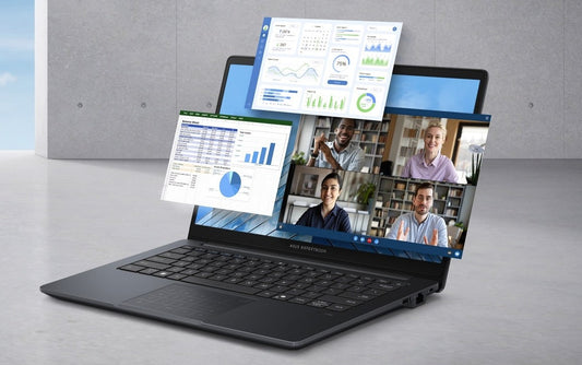 ASUS ExpertBook 14" B1403CVA Win11 PRO FHD Inte i7-1355U 16GB 512GB USB-C PD DP AI Meet Grey 1yr OSW + BTT TPM Fingerprint 63w 1.4kg Laptop