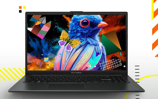 ASUS Vivobook Go 15 15.6" FHD (1920 x 1080) AMD R5-7520U, 16G, 512G, Mixed Black Win11 Home 1.6kg 1yr wty Notebook~Q3