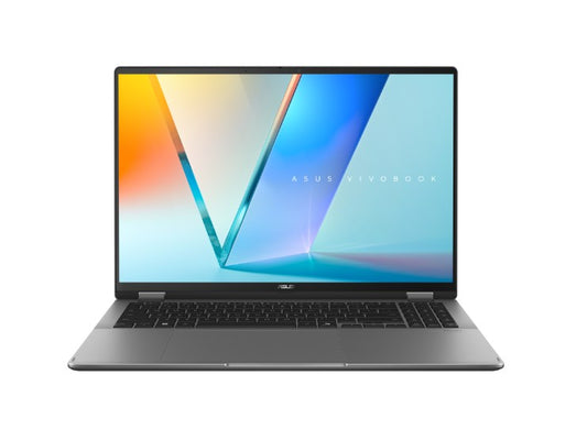 ASUS Vivobook 16 Flip 16" INTEL CORE ULTRA 7 258V 3K (2880 x 1800) OLED 16:10 aspect ratio LPDDR5X 32GB 1TB PCIEG4 Matte Grey Win11 Pro Notebook