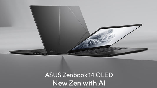 ASUS ZenBook UM3406 14" 3K OLED AMD Ryzen R7-8840HS +  AI 16GB 1TB  Win11 H, Radeon Graphics, ErgoSense KB, 180° Hinge 1.2kg Notebook