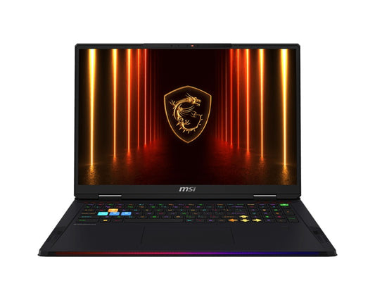 MSI Raider Series Gaming Notebook 18" UHD Intel® Core Ultra 9 285HX DDR5 32GB*2 2TGen5*1 + 2TGen4*1 Windows11 Pro Nvidia RTX 5090 GDDR7 24GB