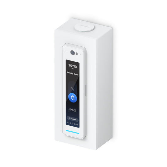 Ubiquiti Reader Pro Junction Box,White,For UniFi Professional Access ReadersDoorbells,Sup Flat Surface Mounting  Attachment to 3/4" Coduit